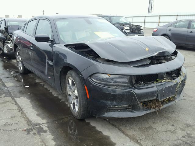 2C3CDXJG4GH357701 - 2016 DODGE CHARGER SX BLACK photo 1