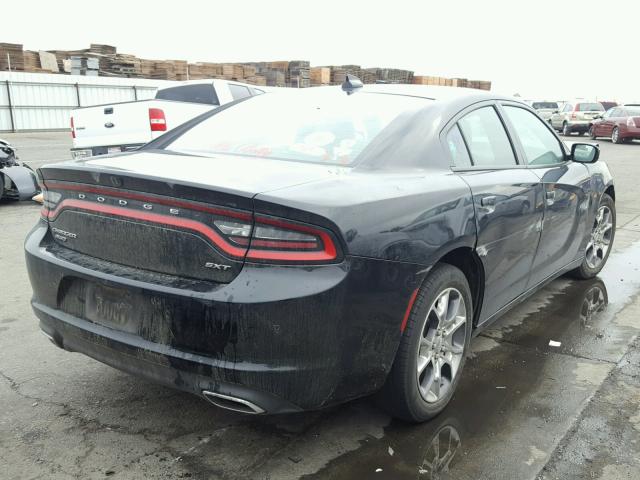 2C3CDXJG4GH357701 - 2016 DODGE CHARGER SX BLACK photo 4