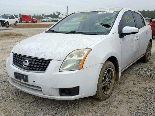 3N1AB61E37L710943 - 2007 NISSAN SENTRA 2.0 WHITE photo 2