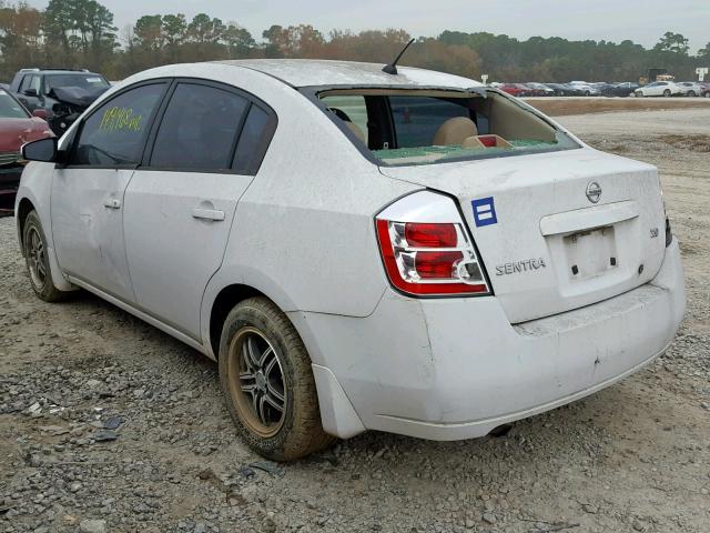 3N1AB61E37L710943 - 2007 NISSAN SENTRA 2.0 WHITE photo 3