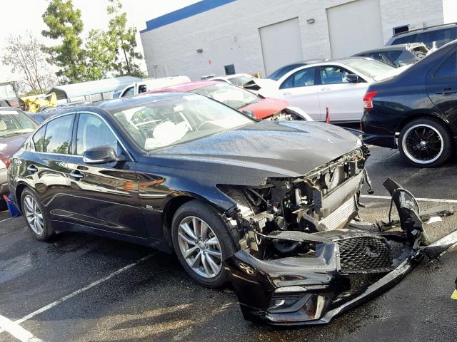 JN1CV7AP6JM240248 - 2018 INFINITI Q50 PURE BLACK photo 1