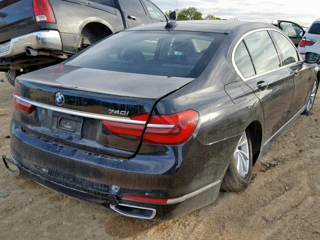 WBA7E2C52KB216519 - 2019 BMW 740 I BLACK photo 4