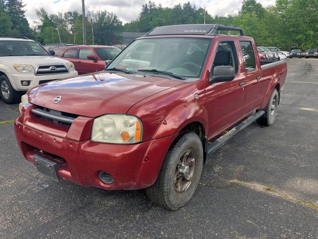 1N6ED29Y64C470856 - 2004 NISSAN FRONTIER C BURGUNDY photo 1