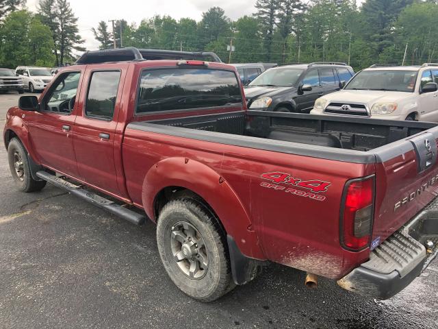 1N6ED29Y64C470856 - 2004 NISSAN FRONTIER C BURGUNDY photo 3