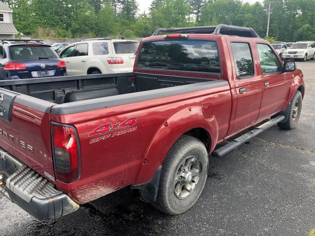 1N6ED29Y64C470856 - 2004 NISSAN FRONTIER C BURGUNDY photo 4