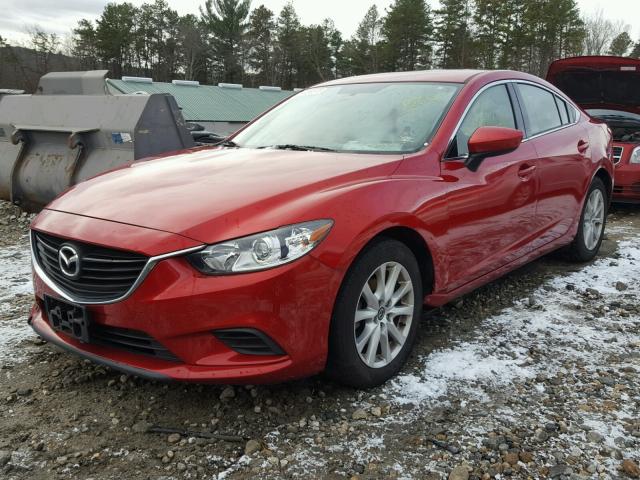 JM1GJ1U59G1425891 - 2016 MAZDA 6 SPORT RED photo 2