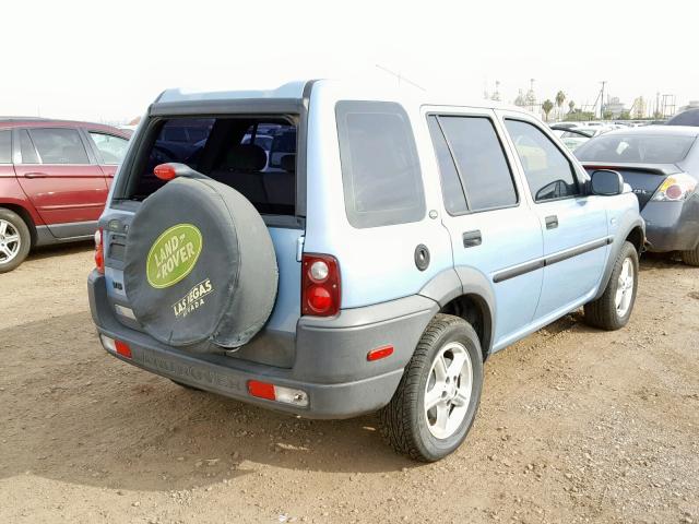 SALNM22203A260054 - 2003 LAND ROVER FREELANDER BLUE photo 4