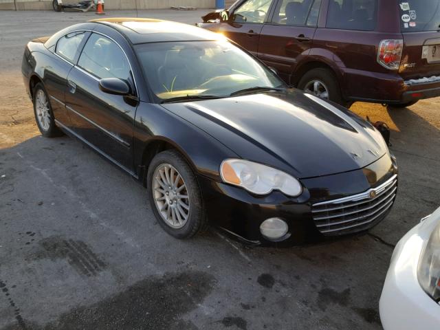 4C3AG52H83E184002 - 2003 CHRYSLER SEBRING LX BLACK photo 1