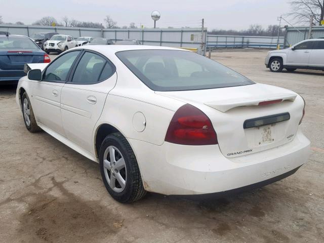 2G2WP552271161286 - 2007 PONTIAC GRAND PRIX WHITE photo 3