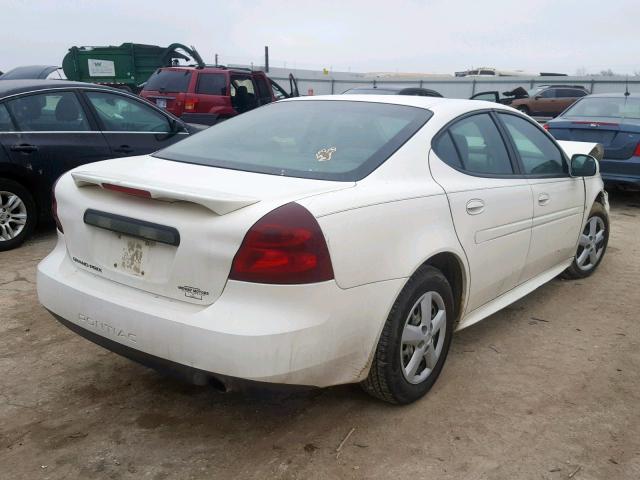 2G2WP552271161286 - 2007 PONTIAC GRAND PRIX WHITE photo 4