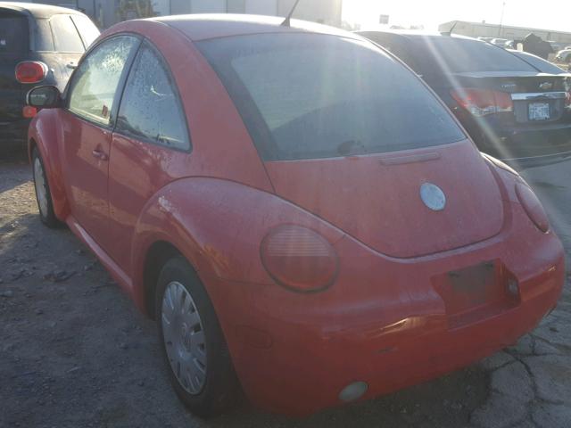 3VWBK21C14M401385 - 2004 VOLKSWAGEN NEW BEETLE RED photo 3