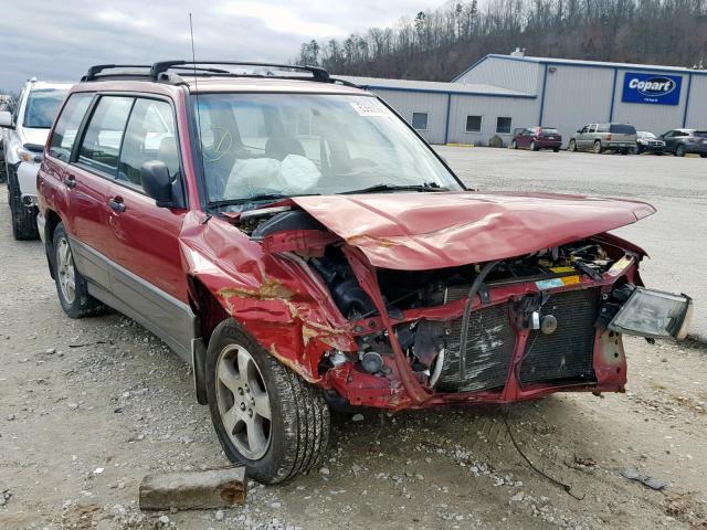 JF1SF6550WH707310 - 1998 SUBARU FORESTER S RED photo 1