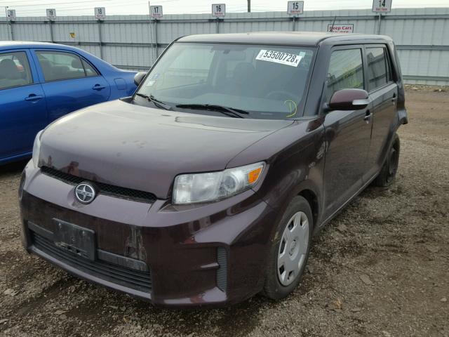 JTLZE4FE0CJ020044 - 2012 TOYOTA SCION XB Tünd qırmızı foto 2