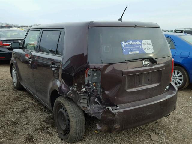 JTLZE4FE0CJ020044 - 2012 TOYOTA SCION XB Tünd qırmızı foto 3