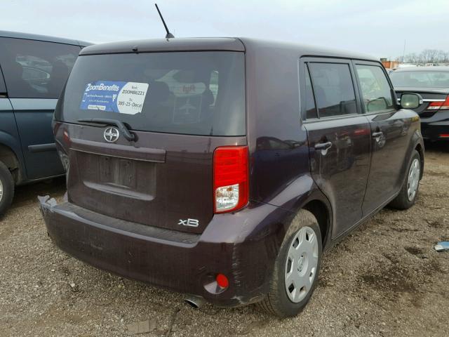 JTLZE4FE0CJ020044 - 2012 TOYOTA SCION XB Tünd qırmızı foto 4