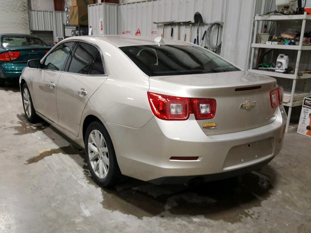 1G11H5SA1DF278403 - 2013 CHEVROLET MALIBU LTZ ბეჟი ფოტო 3