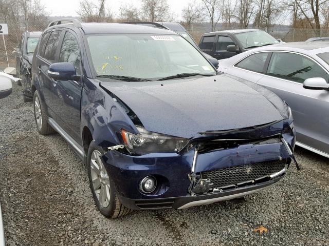 JA4AT3AW7AZ014971 - 2010 MITSUBISHI OUTLANDER BLUE photo 1