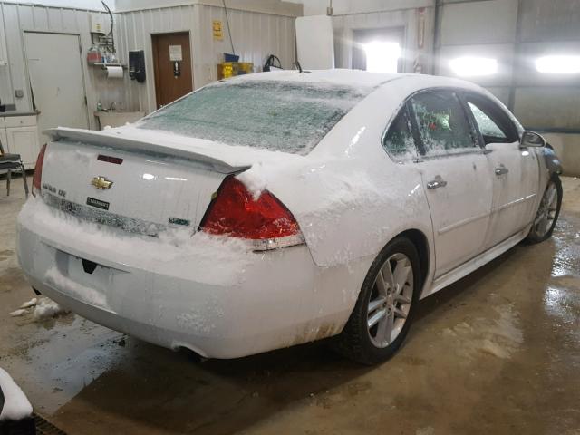 2G1WC5EM7B1202697 - 2011 CHEVROLET IMPALA LTZ WHITE photo 4