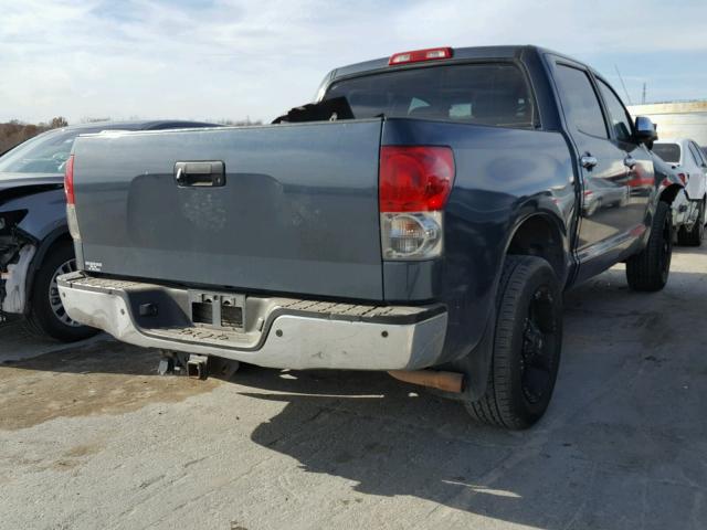 5TBDV581X7S480626 - 2007 TOYOTA TUNDRA CRE BLUE photo 4