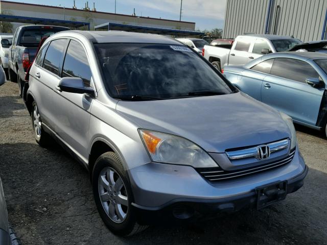 JHLRE38707C044636 - 2007 HONDA CR-V EXL SILVER photo 1