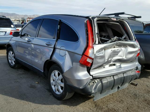 JHLRE38707C044636 - 2007 HONDA CR-V EXL SILVER photo 3