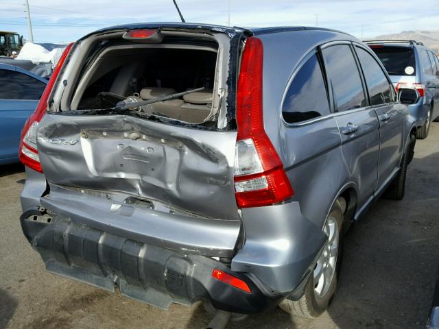 JHLRE38707C044636 - 2007 HONDA CR-V EXL SILVER photo 4