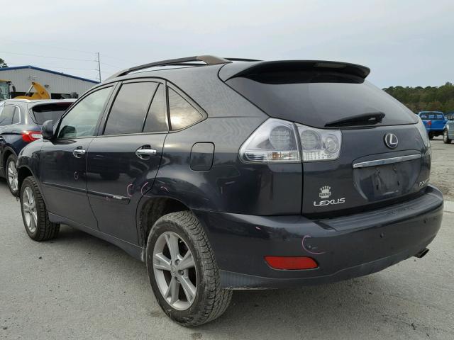 JTJHW31U782048306 - 2008 LEXUS RX 400H CHARCOAL photo 3