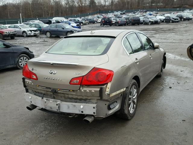 JNKCV61F59M357151 - 2009 INFINITI G37 GOLD photo 4