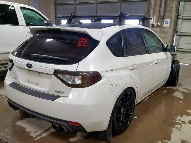 JF1GR7E67BG821901 - 2011 SUBARU IMPREZA WR WHITE photo 4