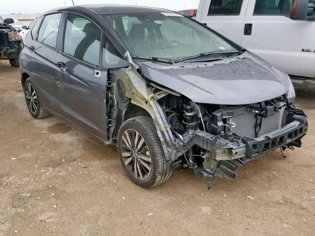 3HGGK5H96KM700342 - 2019 HONDA FIT EXL GRAY photo 1