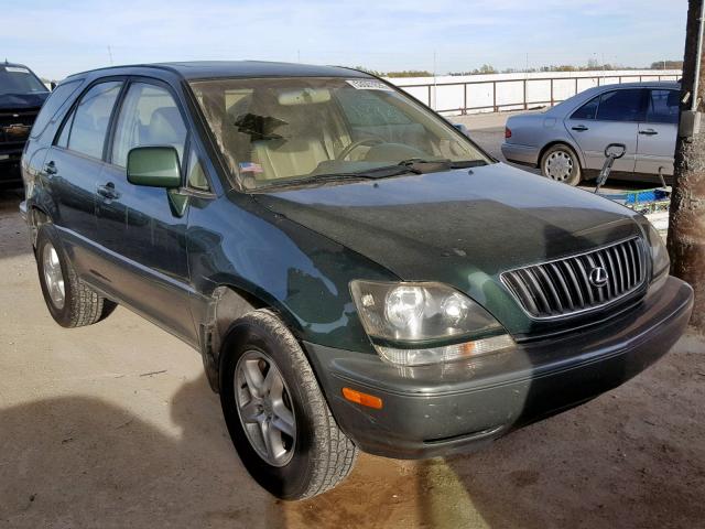 JT6HF10U6X0028400 - 1999 LEXUS RX 300 GREEN photo 1