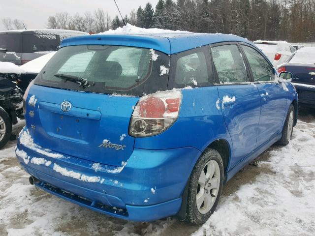 2T1KR32E38C699974 - 2008 TOYOTA COROLLA MA BLUE photo 4