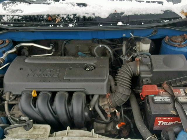 2T1KR32E38C699974 - 2008 TOYOTA COROLLA MA BLUE photo 7