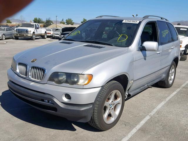 WBAFA53581LM89871 - 2001 BMW X5 3.0I SILVER photo 2