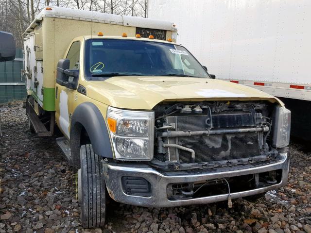 1FDUF5GT9BEC38007 - 2011 FORD F550 SUPER YELLOW photo 1