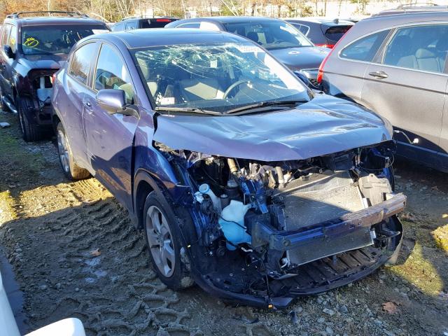 3CZRU6H58GM717746 - 2016 HONDA HR-V EX BLUE photo 1