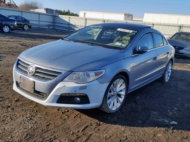 WVWEU73C29E519737 - 2009 VOLKSWAGEN CC BLUE photo 2