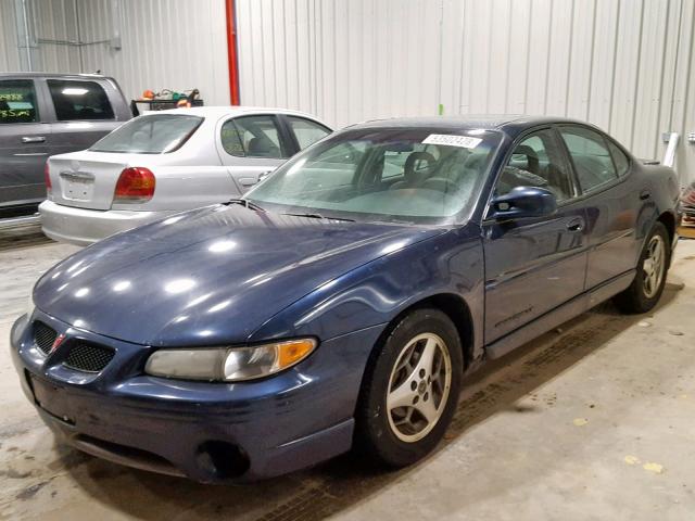 1G2WP52KX2F292729 - 2002 PONTIAC GRAND PRIX BLUE photo 2
