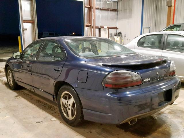 1G2WP52KX2F292729 - 2002 PONTIAC GRAND PRIX BLUE photo 3