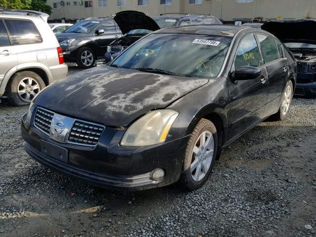 1N4BA41E05C848639 - 2005 NISSAN MAXIMA SE BLACK photo 2