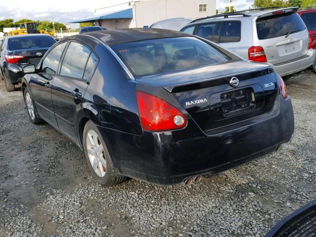 1N4BA41E05C848639 - 2005 NISSAN MAXIMA SE BLACK photo 3