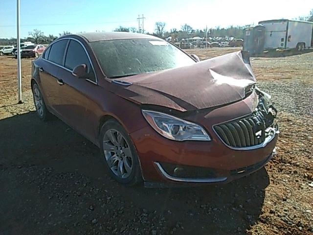 2G4GN5EX9E9270940 - 2014 BUICK REGAL PREM RED photo 1