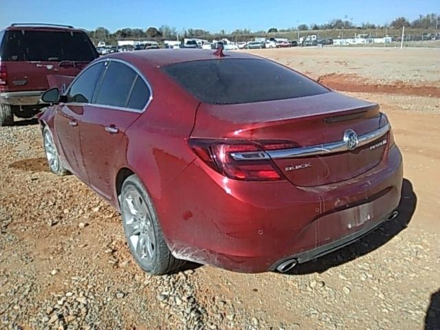 2G4GN5EX9E9270940 - 2014 BUICK REGAL PREM RED photo 3