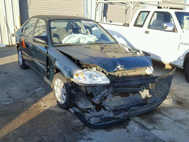 2HGEJ6615YH557677 - 2000 HONDA CIVIC BASE Yaşıl foto 1