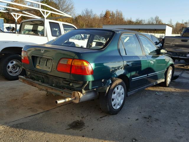 2HGEJ6615YH557677 - 2000 HONDA CIVIC BASE Yaşıl foto 4