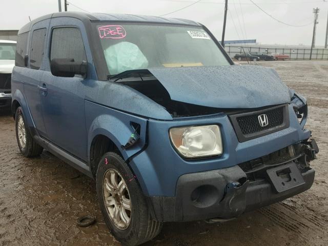 5J6YH28736L025033 - 2006 HONDA ELEMENT EX BLUE photo 1