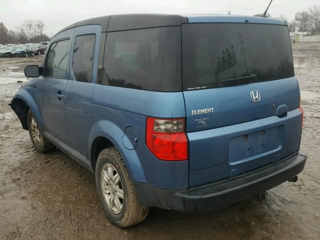 5J6YH28736L025033 - 2006 HONDA ELEMENT EX BLUE photo 3