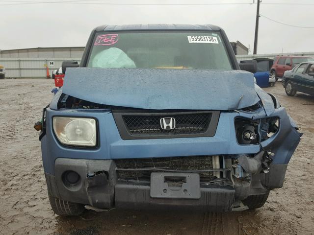 5J6YH28736L025033 - 2006 HONDA ELEMENT EX BLUE photo 7