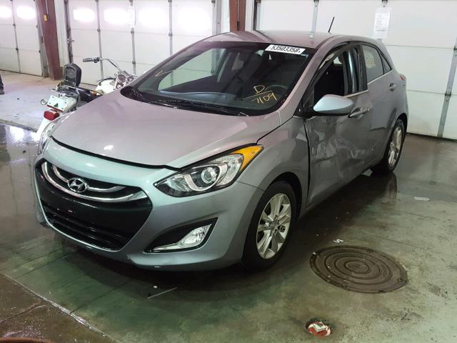 KMHD35LH1EU177109 - 2014 HYUNDAI ELANTRA GT GRAY photo 2