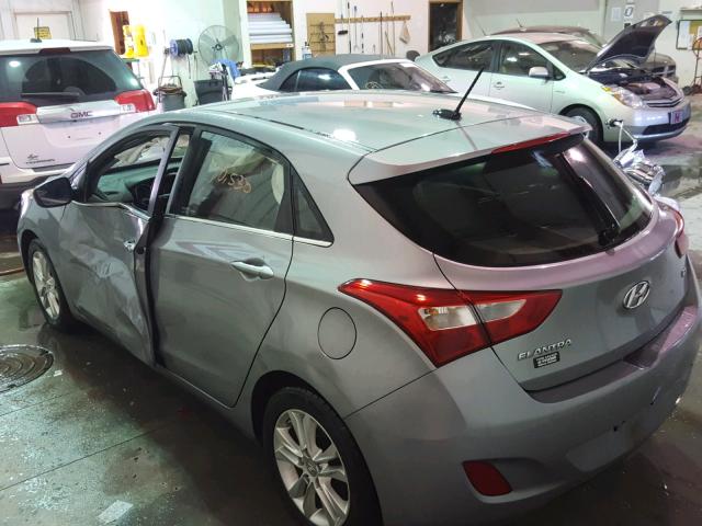 KMHD35LH1EU177109 - 2014 HYUNDAI ELANTRA GT GRAY photo 3